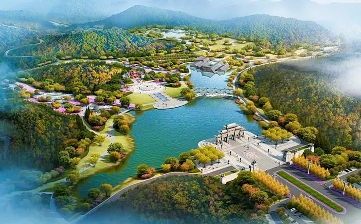 杭州禾禾殡葬设计 公墓陵园设计效果图